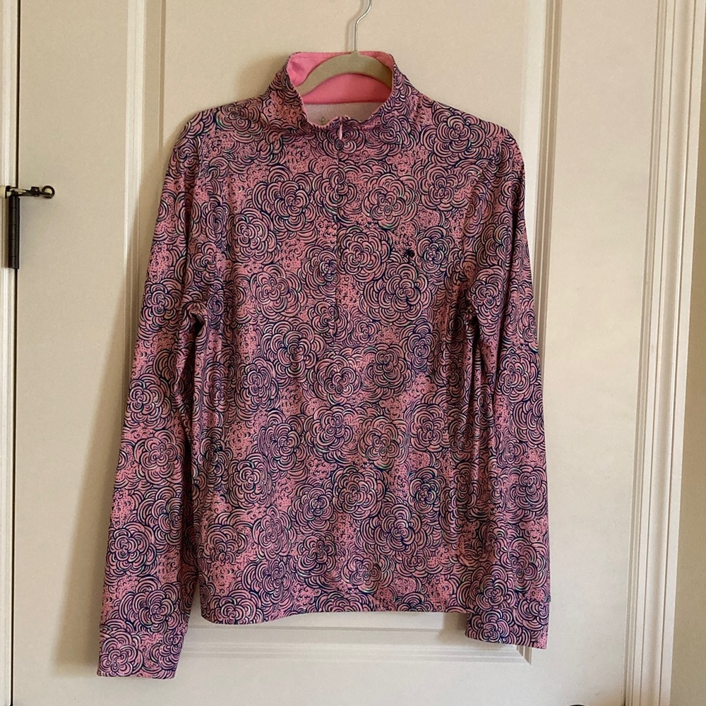 Lilly Pulitzer Pink and Blue Floral Jacket